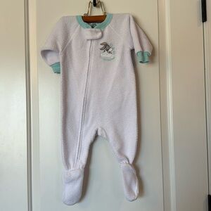 Bugs bunny vintage 1999 sleeper baby w embroidered good night, baby bugs no size